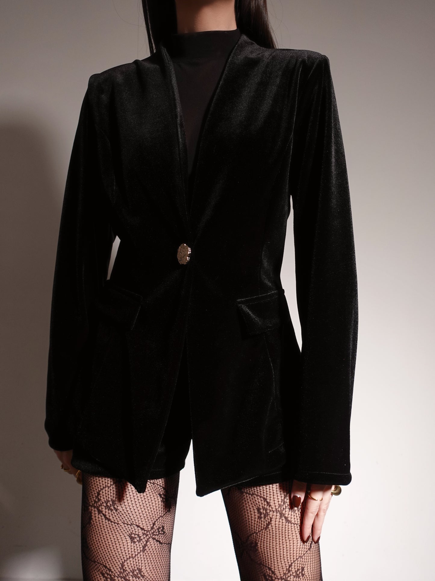 COORDINATO VELVET - NERO 45058/45059