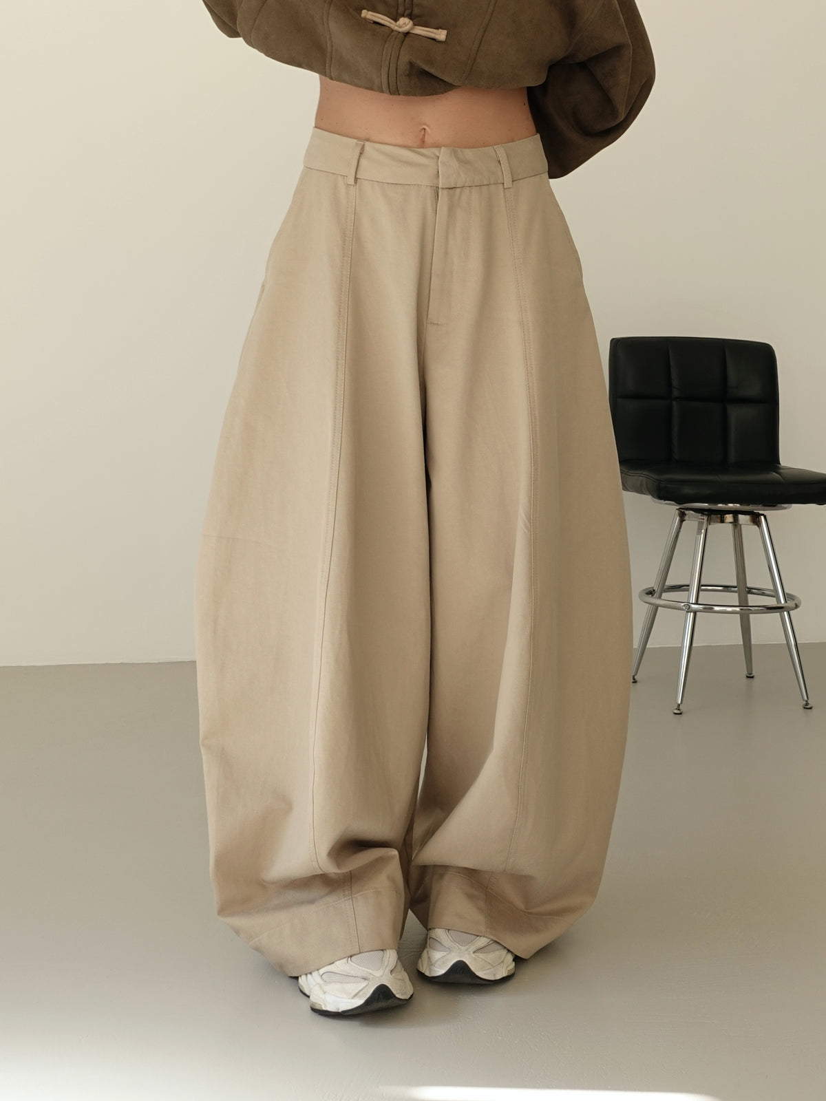 PANTALONI BAGGY BALLOON OSAKA - BEIGE 16554