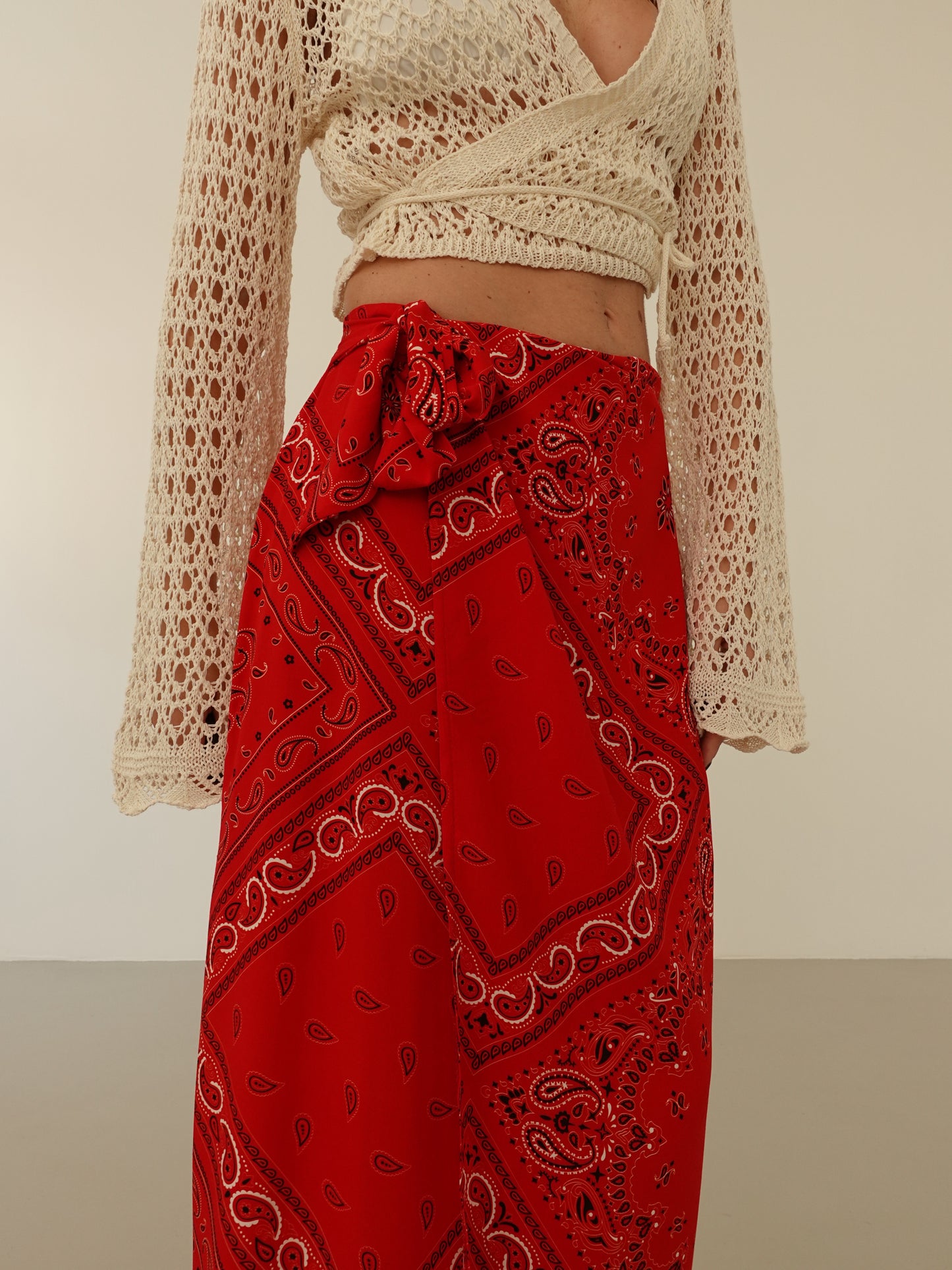 GONNA BANDANA LONGUETTE - ROSSO 709788