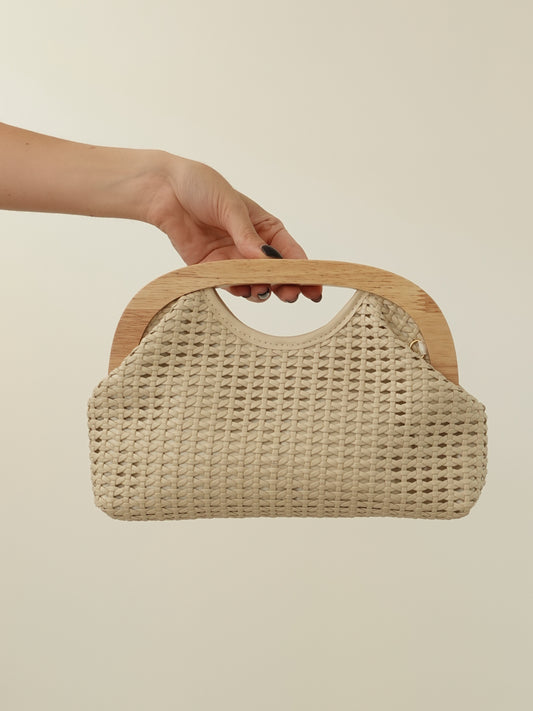 MINI CLUTCH TENERIFE - BEIGE