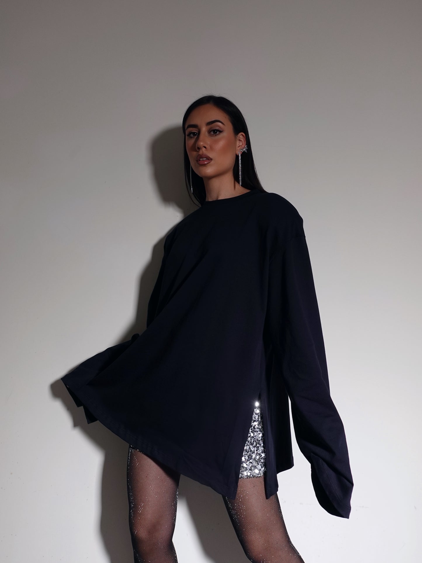 LONG SLEEVE CON SPALLINE - BLU