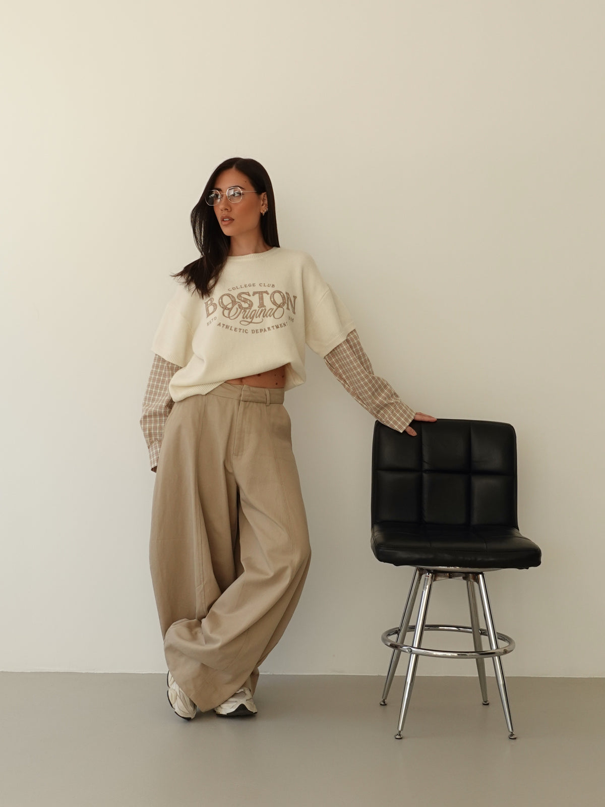PANTALONI BAGGY BALLOON OSAKA - BEIGE 16554