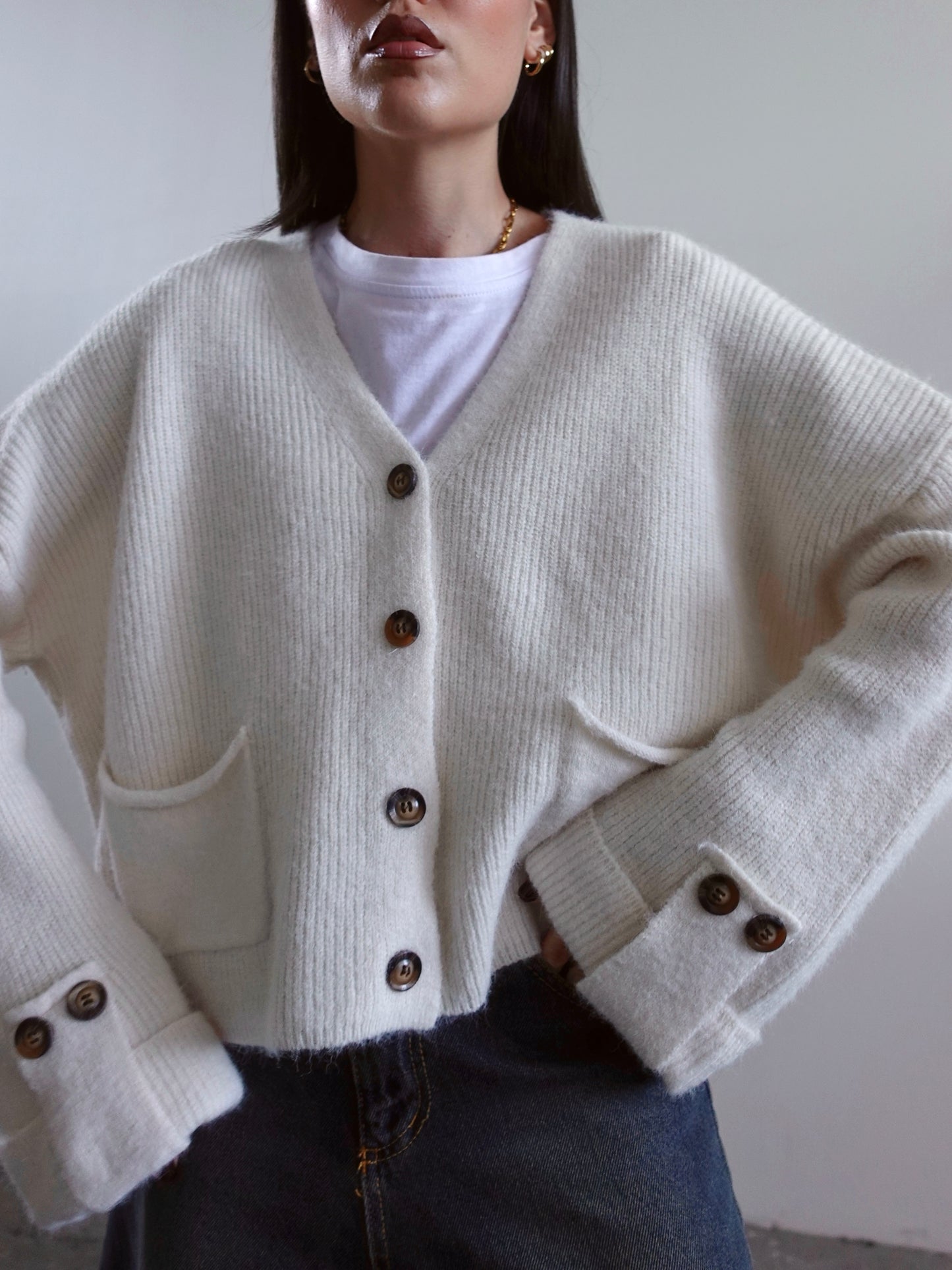 CARDIGAN IN LANA COURMAYEUR (+ COLORI) 7100