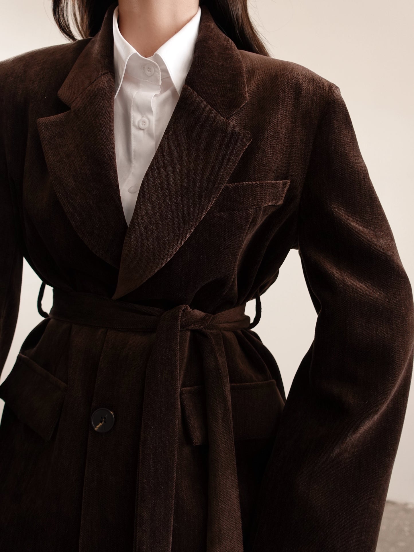 GIACCA MADRID IN CINIGLIA - MARRONE 2691