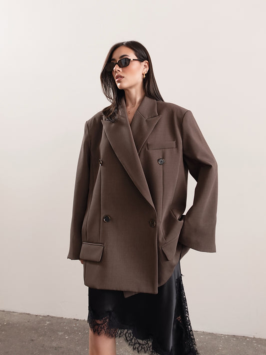 BLAZER MAN DOPPIOPETTO - CAFFE' 25262