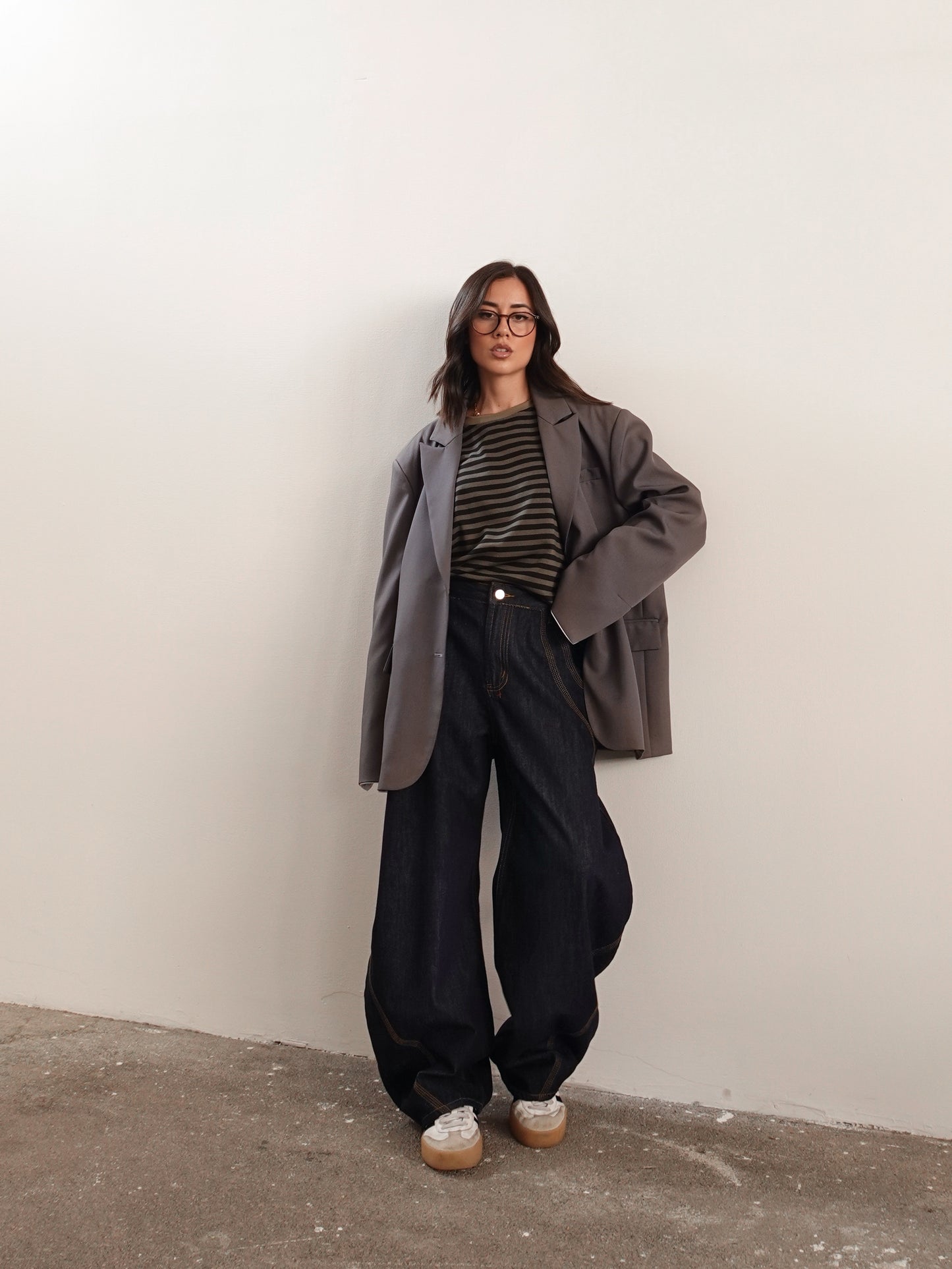 JEANS BAGGY BALLOON LAVAGGIO SCURO 22055