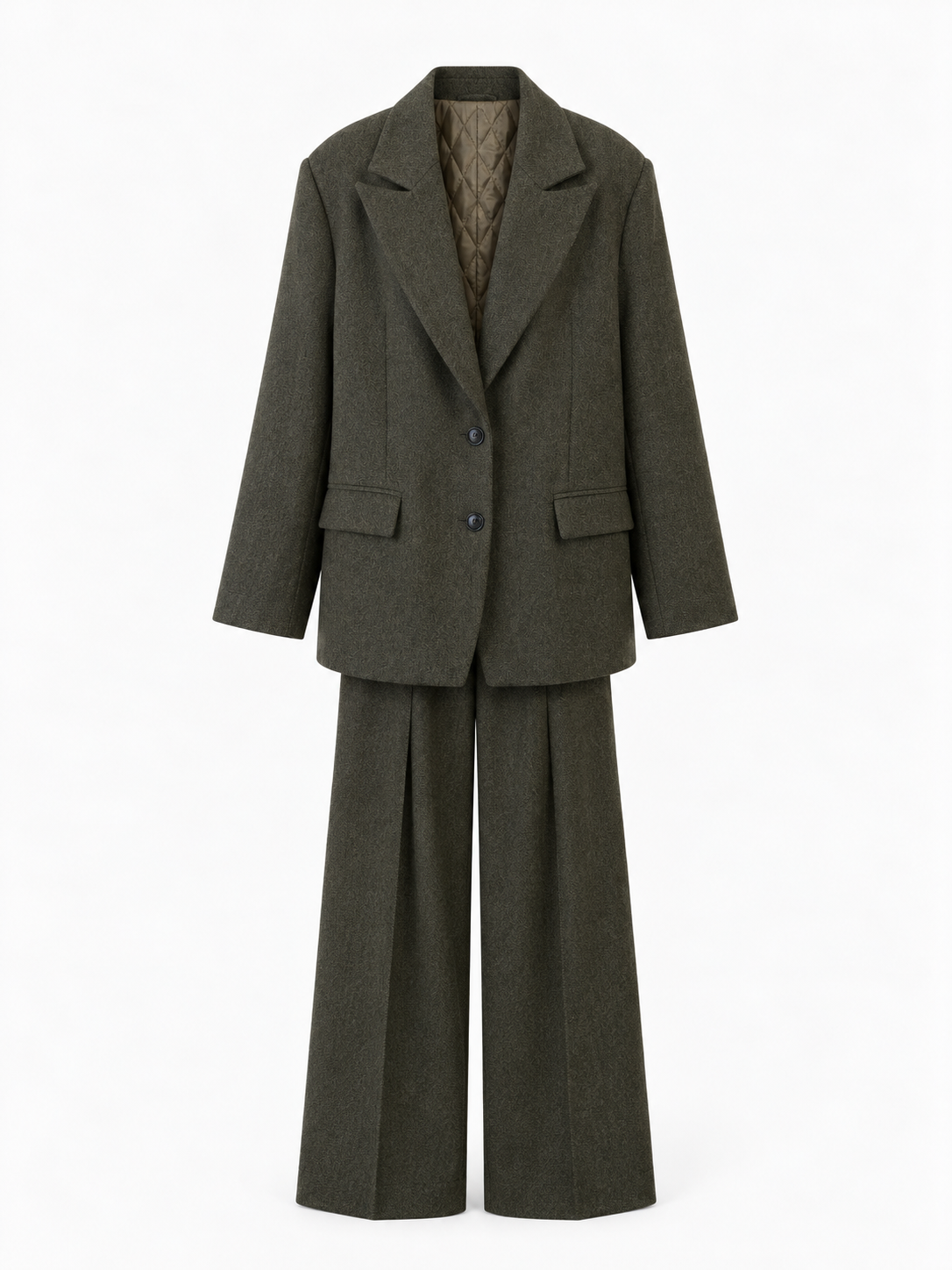 TAILLEUR IN LANA DOWNTOWN STREET - VERDE HAR031