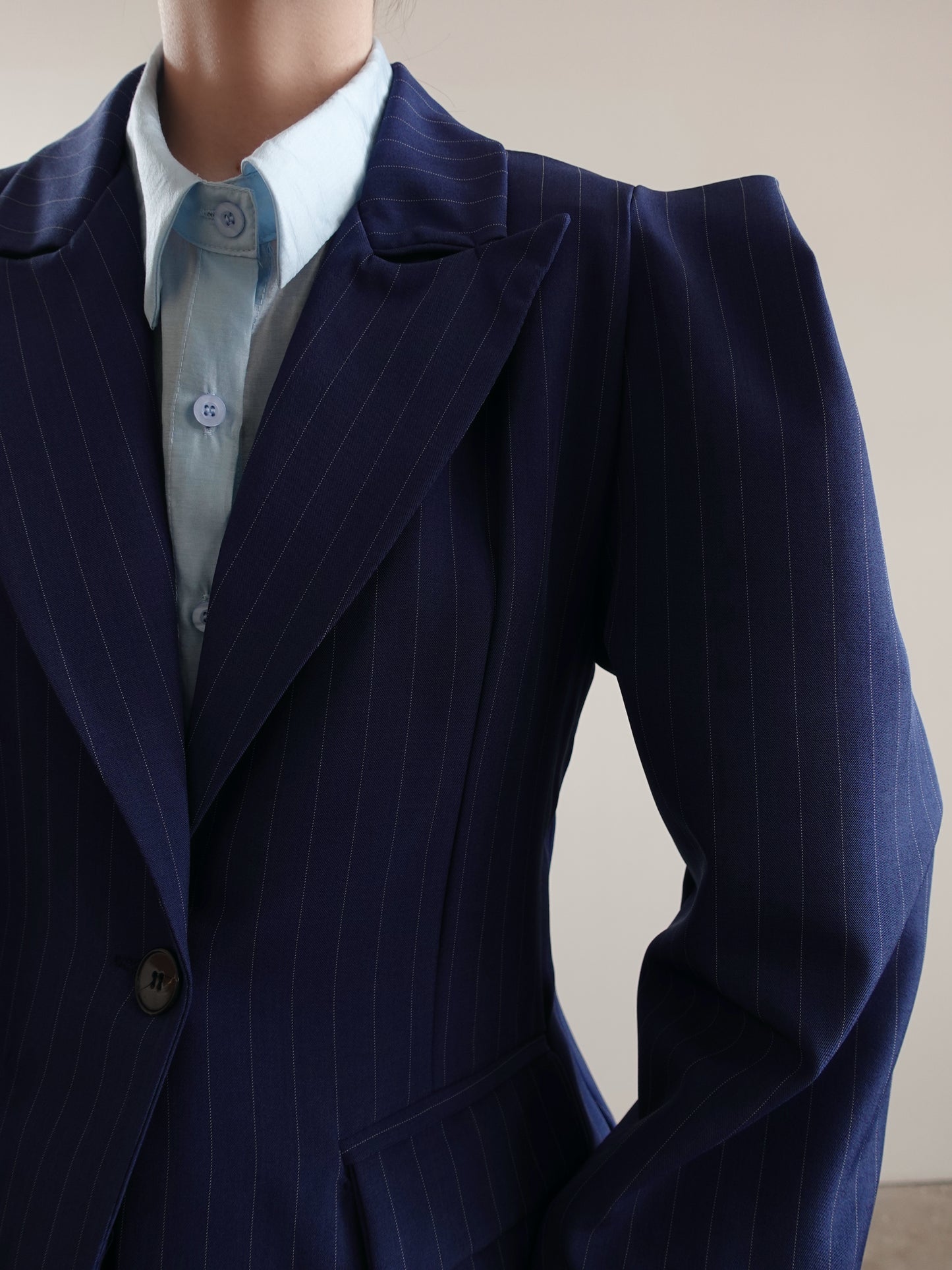 BLAZER GESSATO PRAGA - BLU 13134