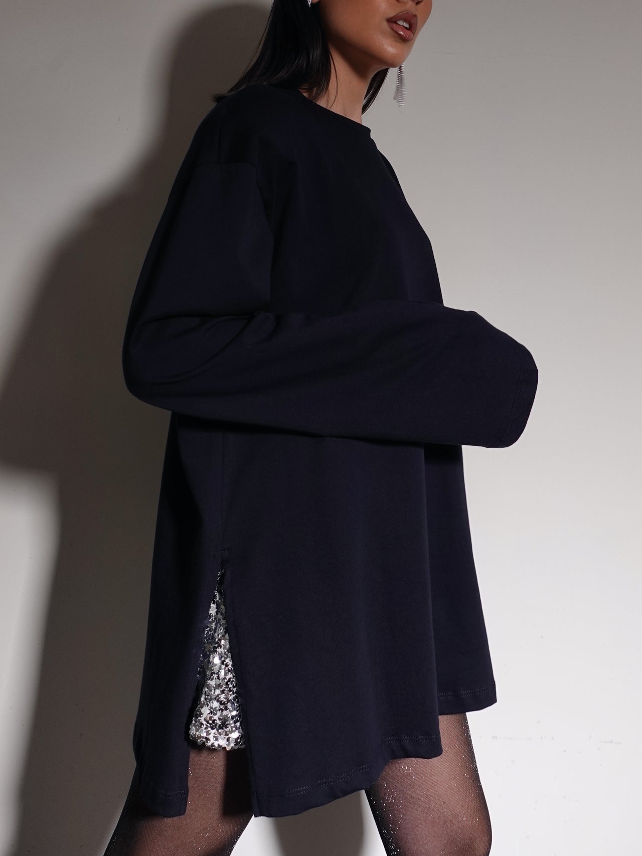 LONG SLEEVE CON SPALLINE - BLU