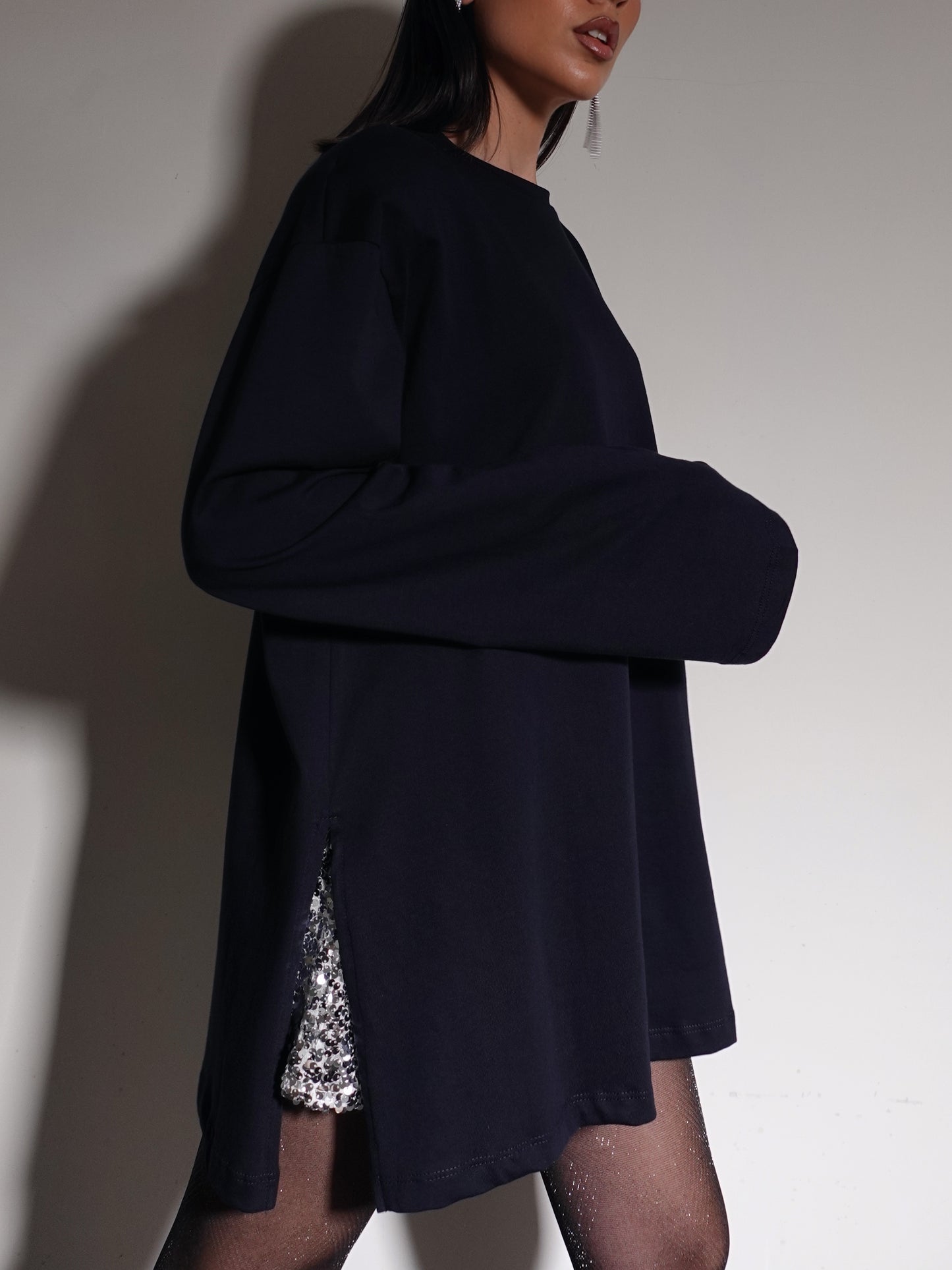 LONG SLEEVE CON SPALLINE - BLU