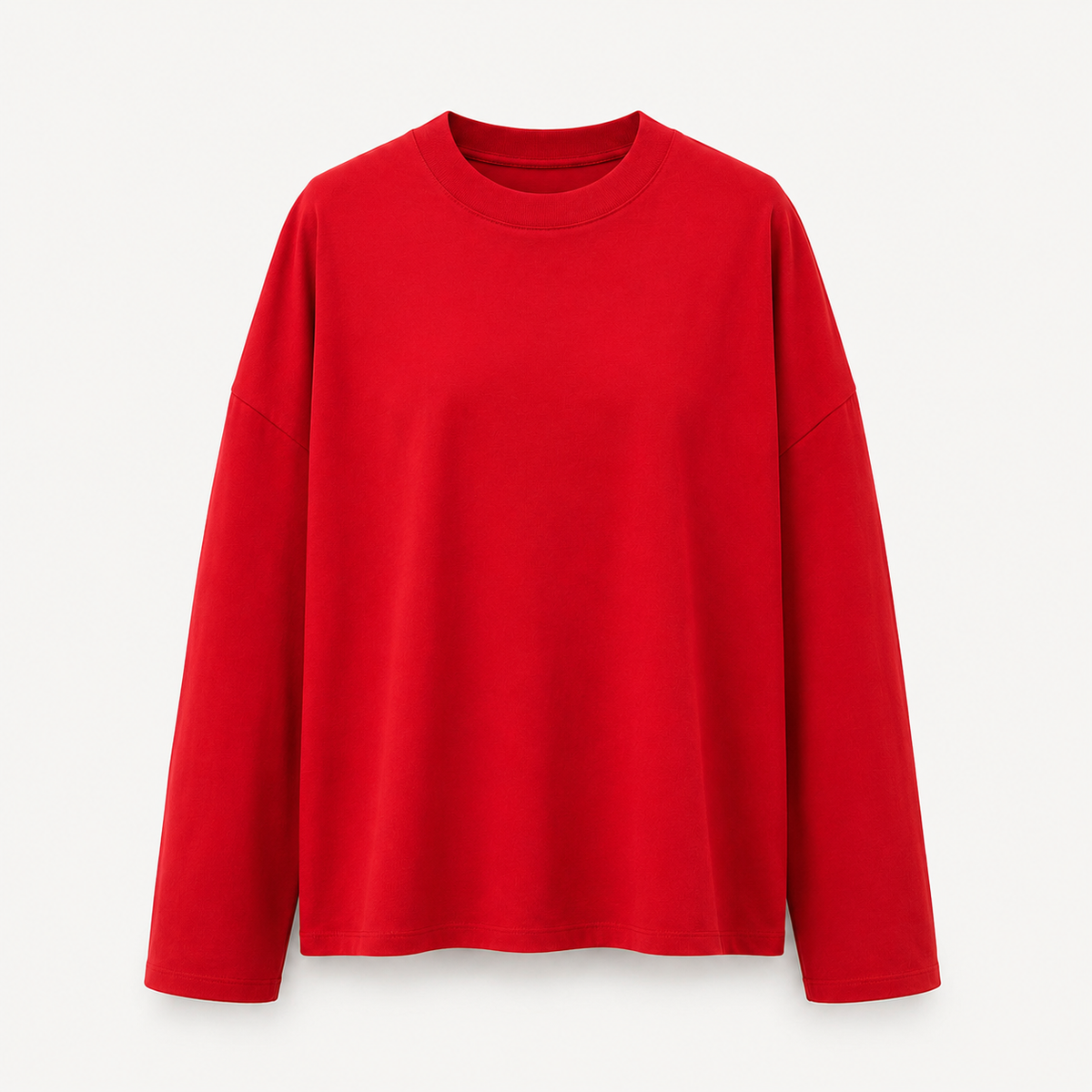 LONG-SLEEVE BASIC LUMINA - ROSSO LD6024
