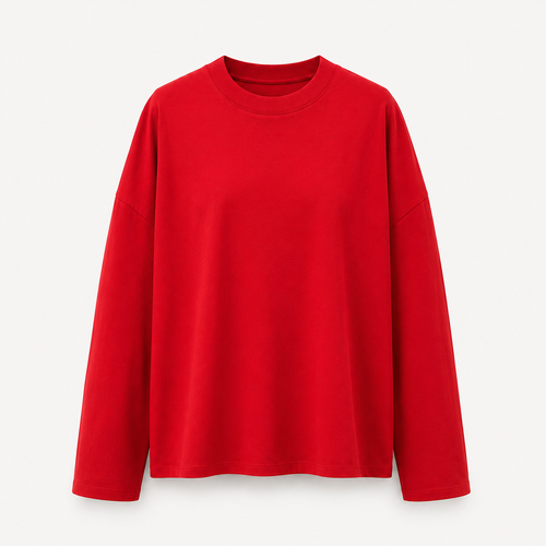 LONG-SLEEVE BASIC LUMINA - ROSSO LD6024