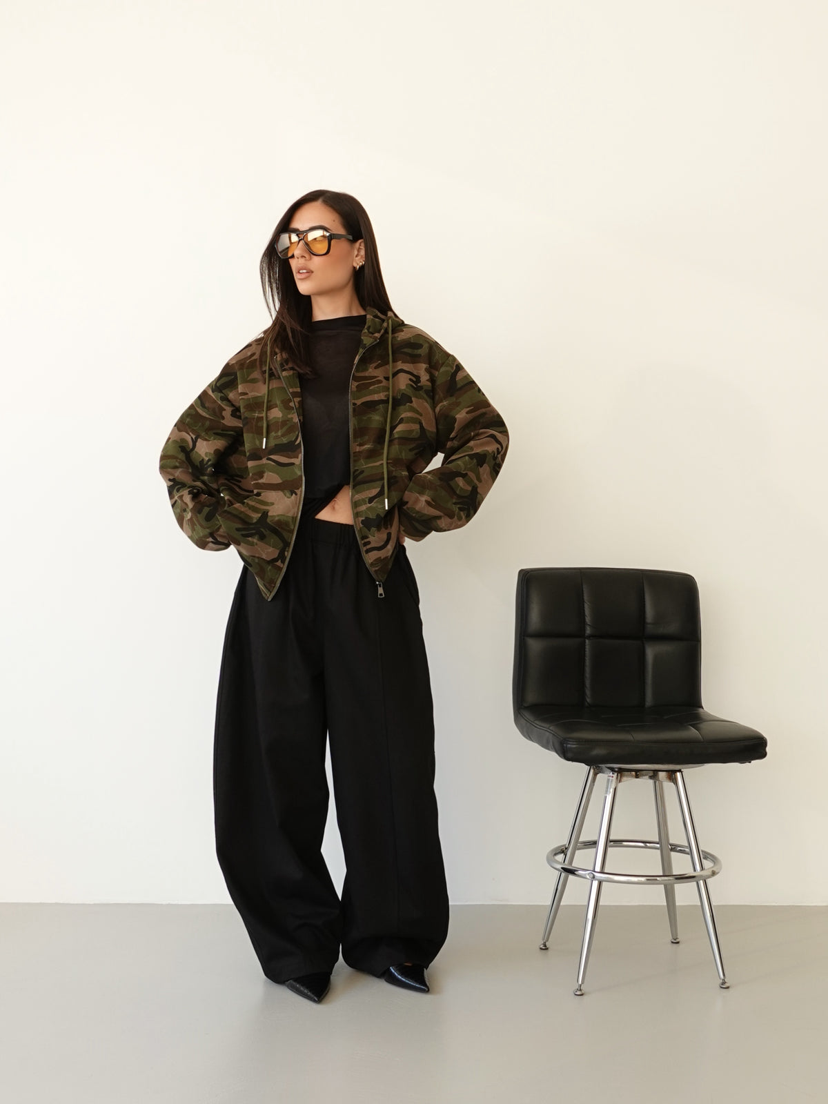 PANTALONI BALLOON LONDON - NERO 15074