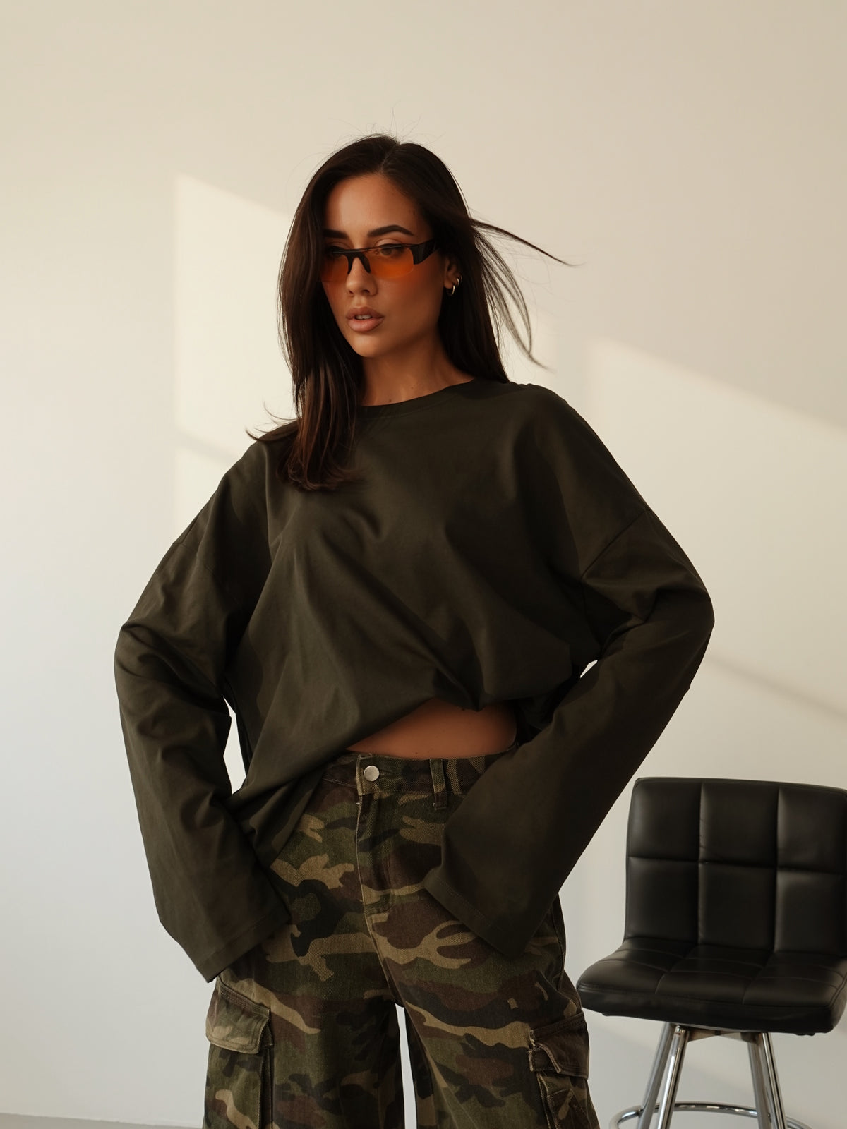 LONG-SLEEVE BASIC LUMINA - VERDE LD6024