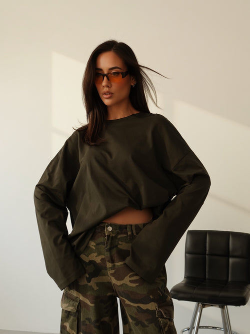LONG-SLEEVE BASIC LUMINA - VERDE LD6024