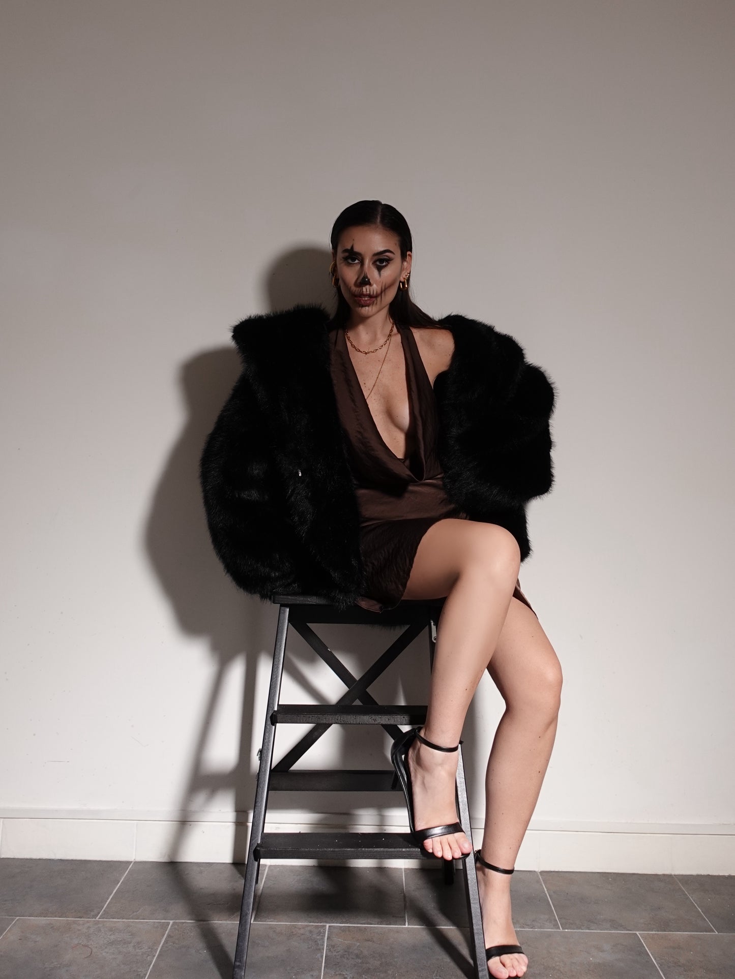 ECOFUR CON CAPPUCCIO MONTREUX - NERO 544