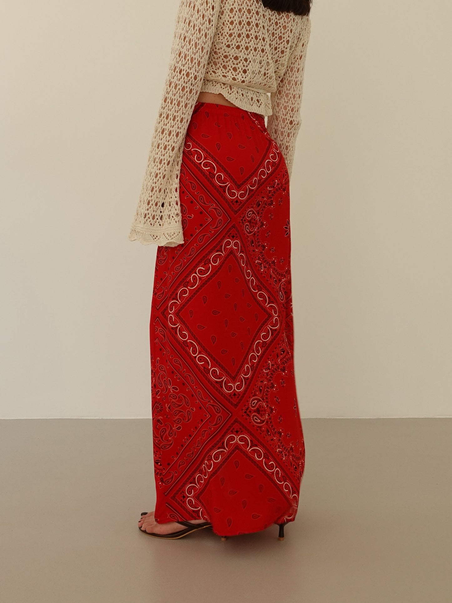 GONNA BANDANA LONGUETTE - ROSSO 709788