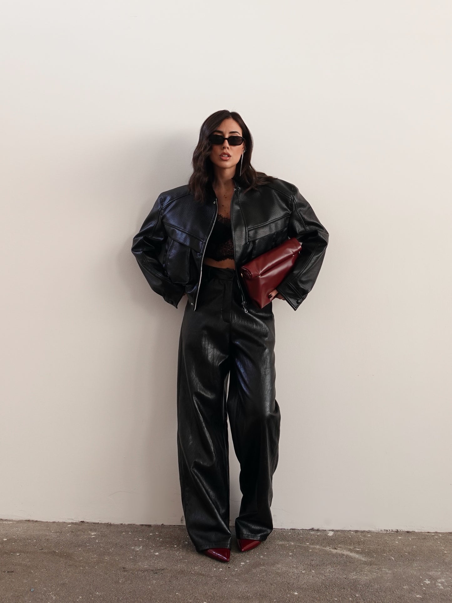 BIKER IN ECOPELLE - NERO 2202