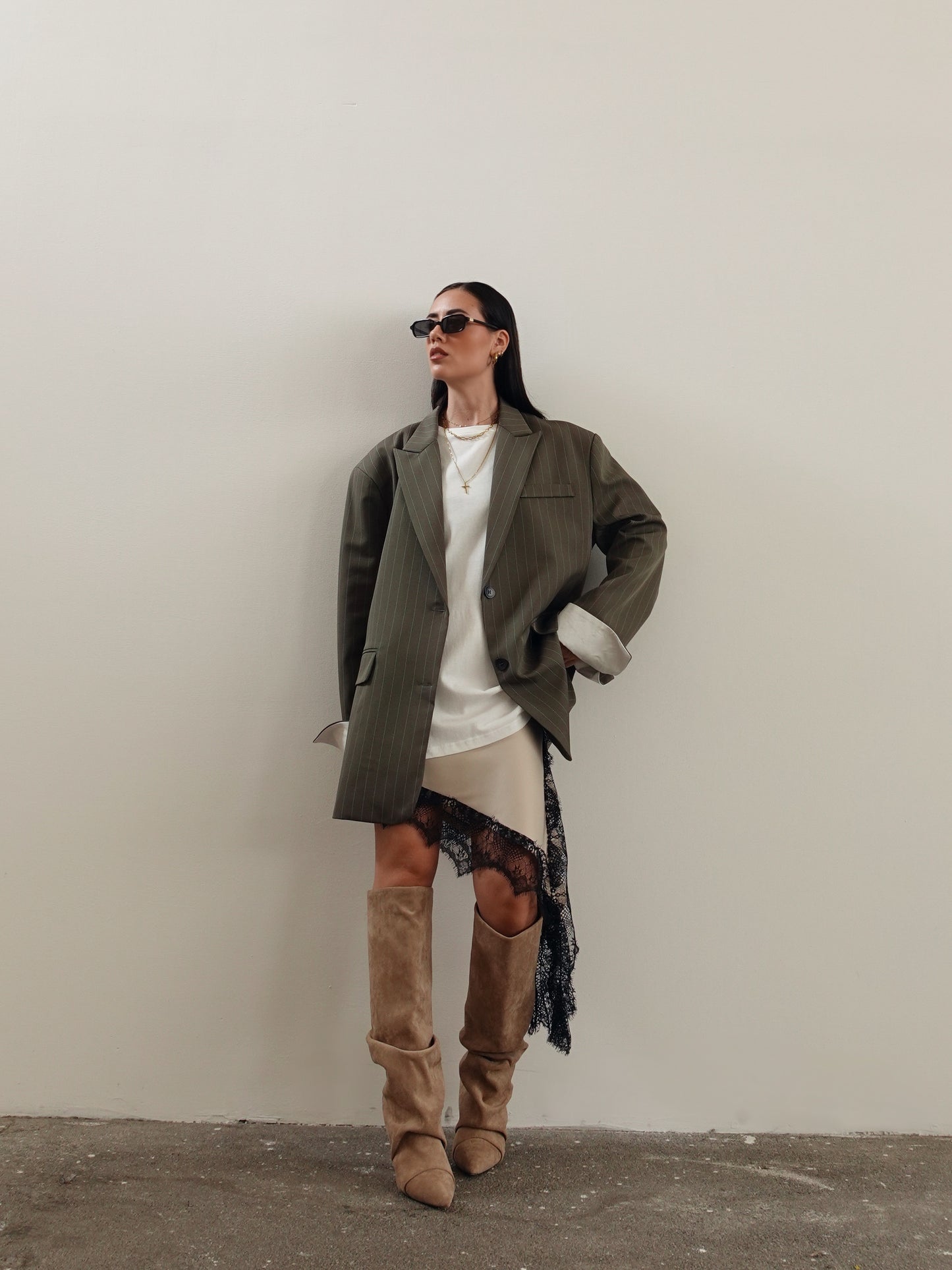 LONG-SLEEVE IN COTONE - BIANCO 3205
