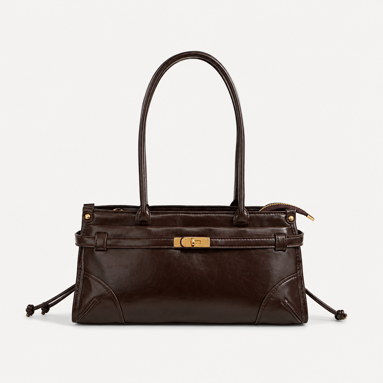 BORSA EAST-WEST IN ECOPELLE - TESTA DI MORO