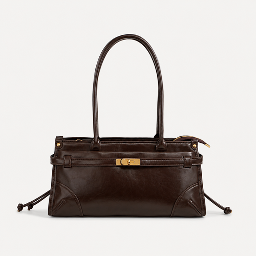 BORSA EAST-WEST IN ECOPELLE - TESTA DI MORO