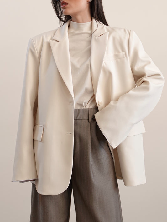 BLAZER OVERSIZE TIMES SQUARE - BURRO 3151