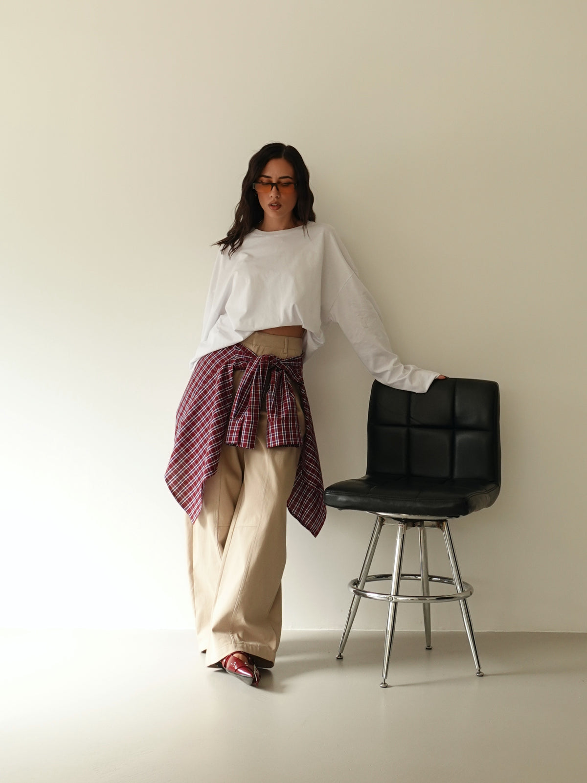 LONG-SLEEVE BASIC LUMINA - BIANCO LD6024