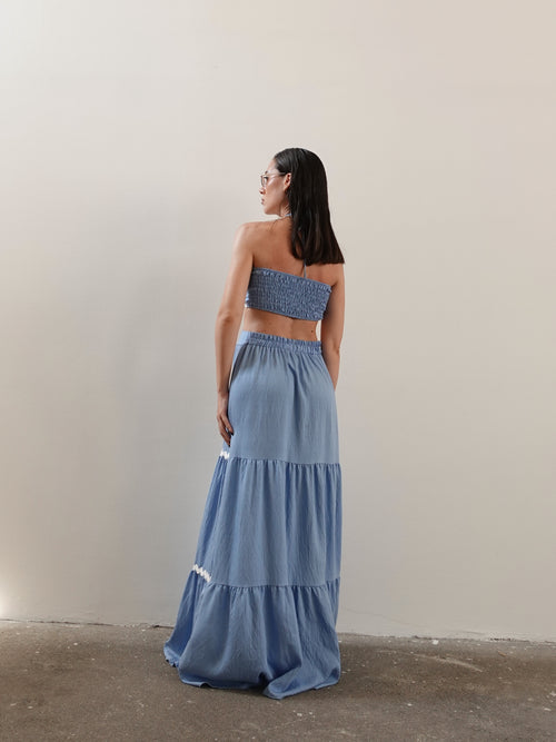 COORDINATO WAVES - AZZURRO 6945