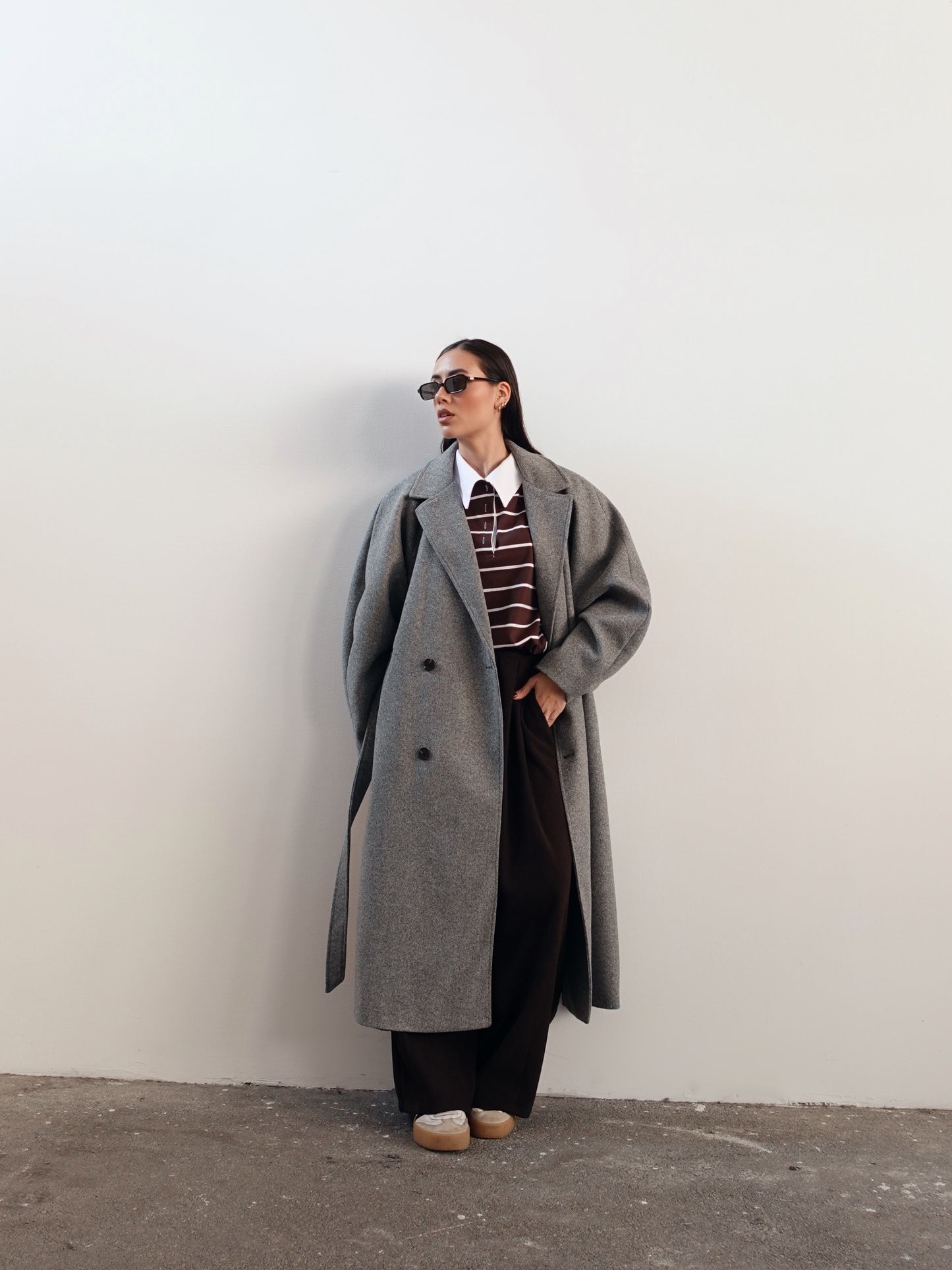 CAPPOTTO LUNGO OVERSIZE BALLOON FIT - GRIGIO CAP2