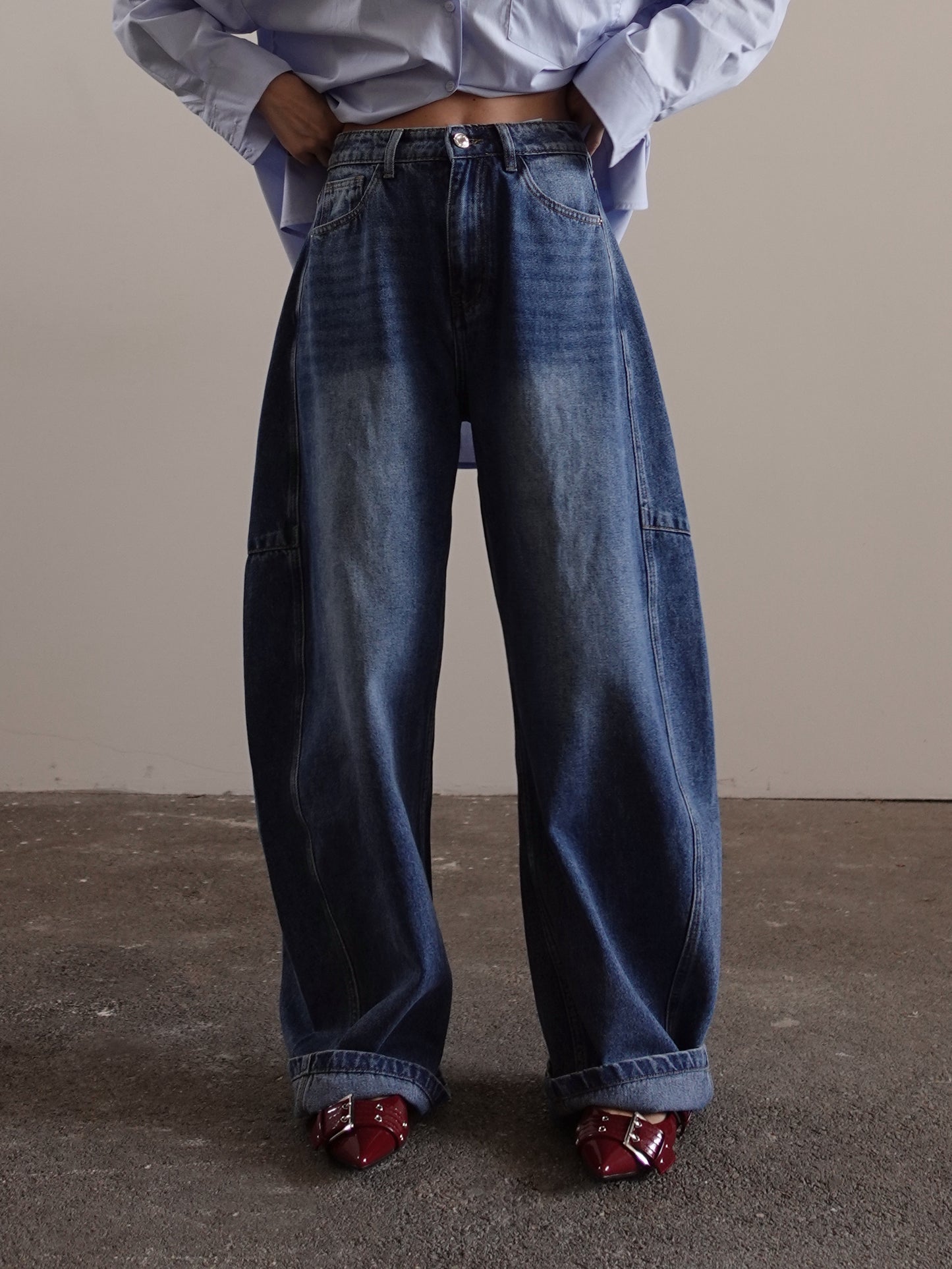 JEANS BALLOON SFUMATO - LAVAGGIO MEDIO 32162