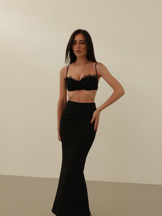COORDINATO LINGERIE - NERO 20344