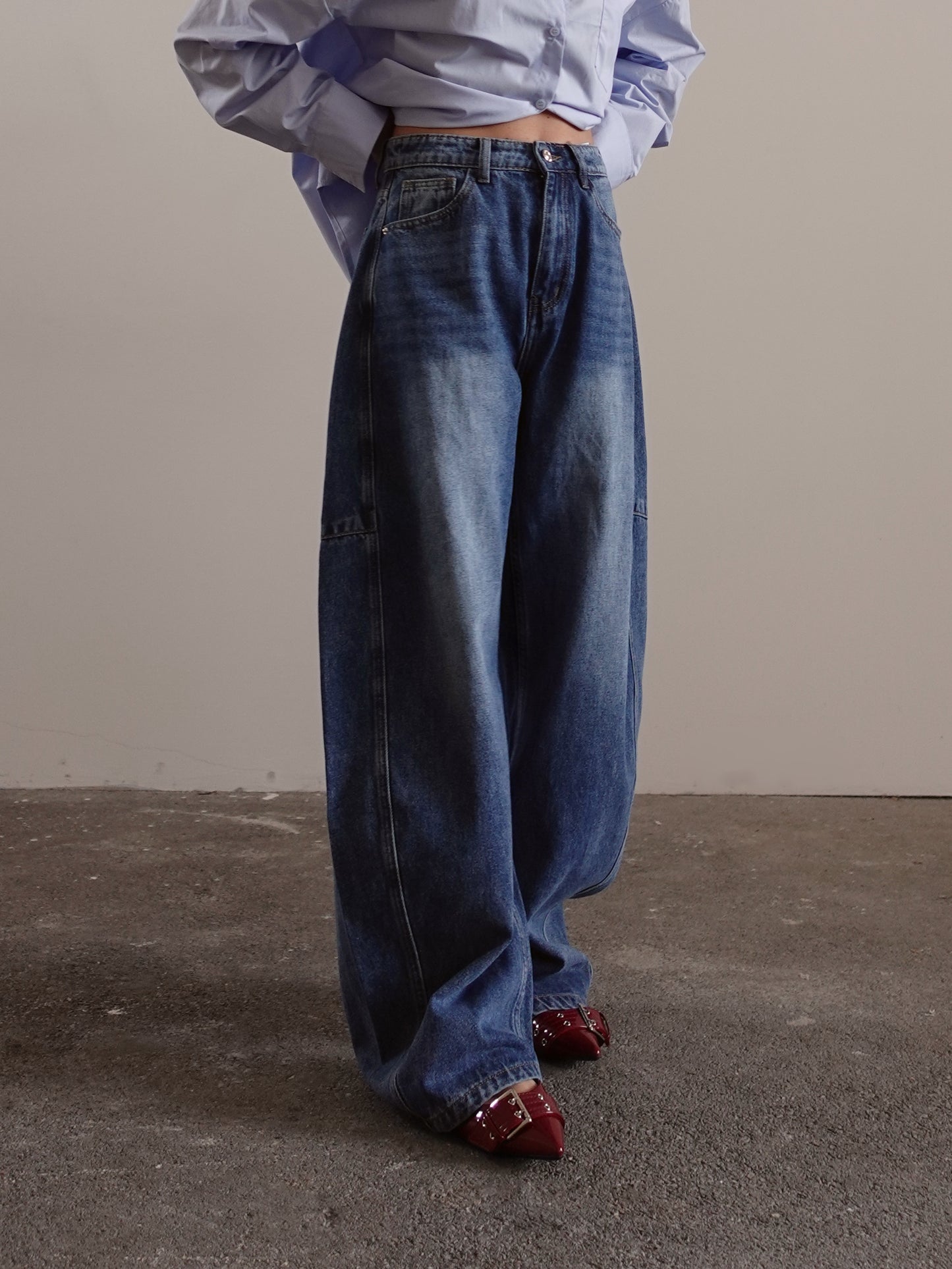 JEANS BALLOON SFUMATO - LAVAGGIO MEDIO 32162