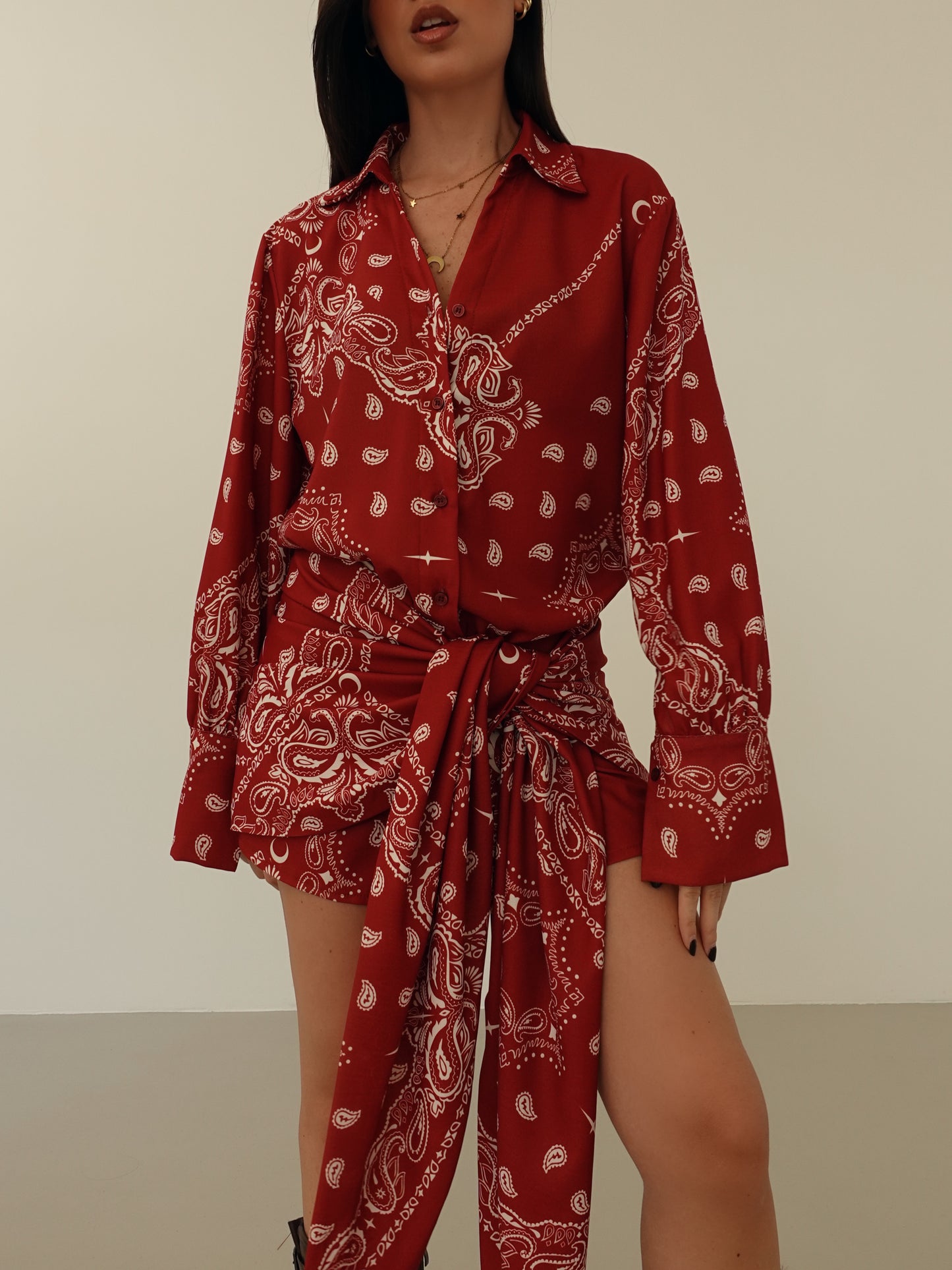 COORDINATO BANDANA - BORDEAUX 28239