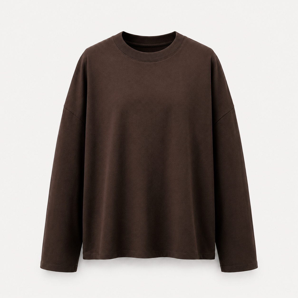LONG-SLEEVE BASIC LUMINA - CIOCCOLATO LD6024