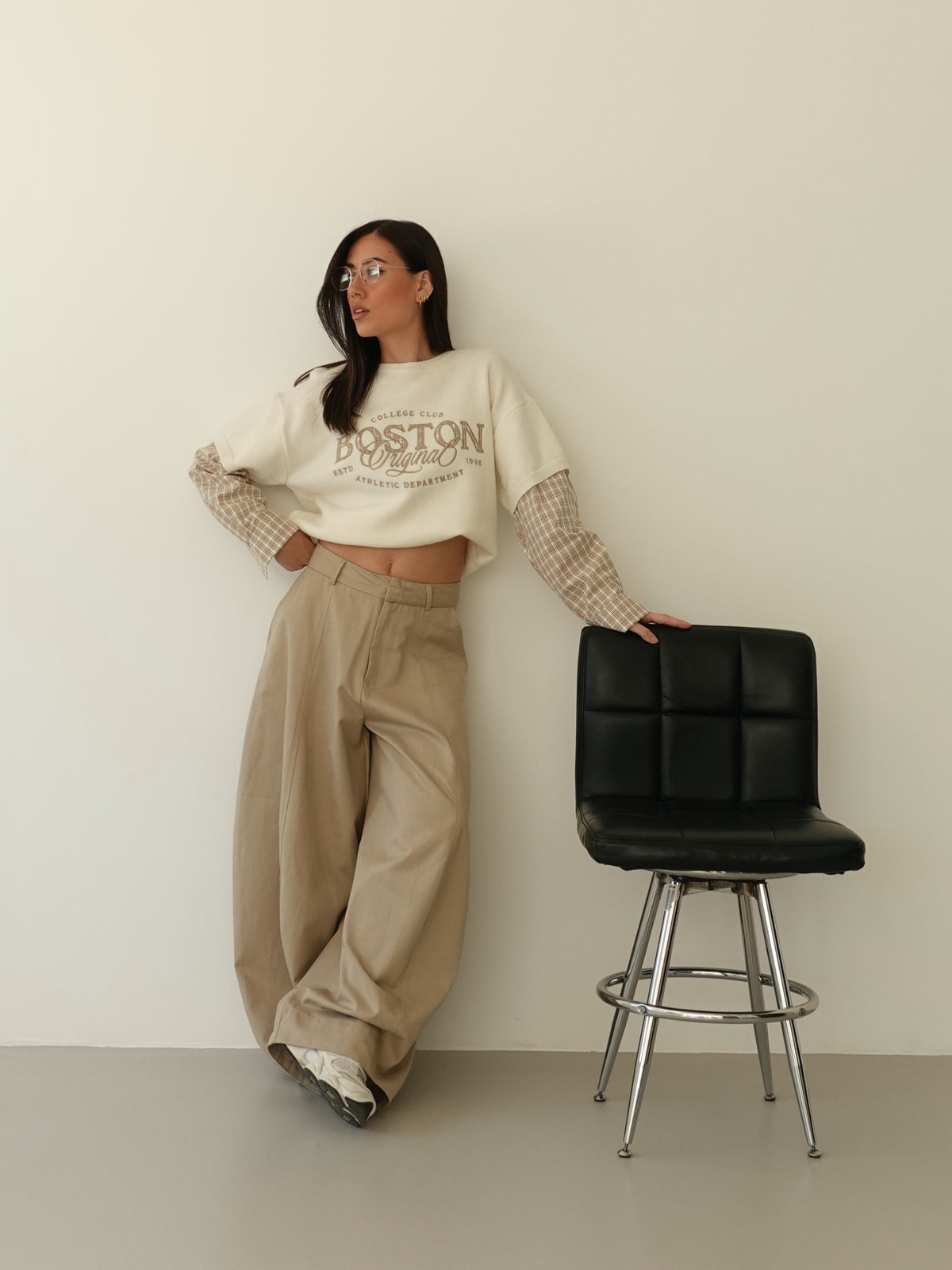 PANTALONI BAGGY BALLOON OSAKA - BEIGE 16554