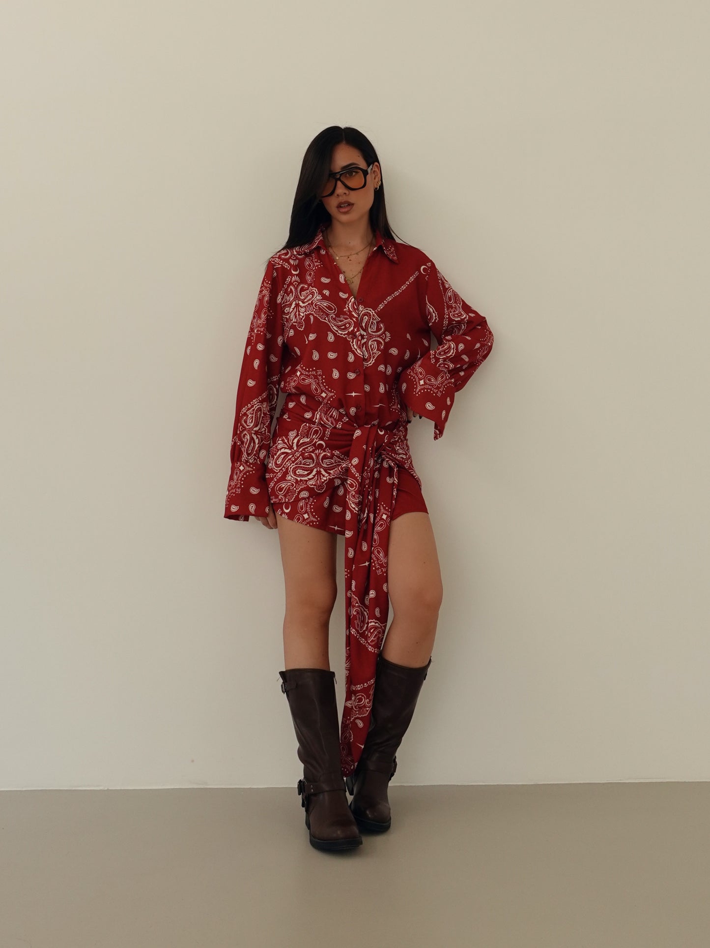 COORDINATO BANDANA - BORDEAUX 28239