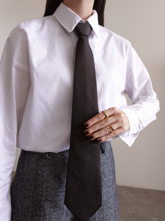 CRAVATTA MAN RICE - CIOCCOLATO