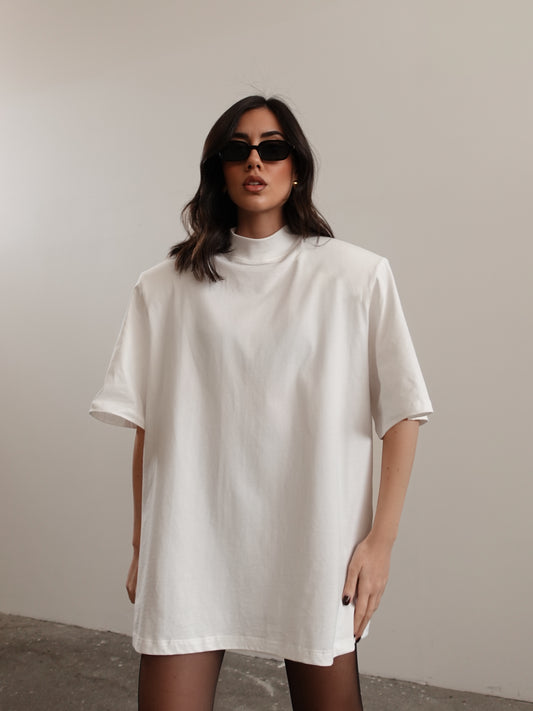 T-SHIRT GILDA CON SPALLINE - BIANCO