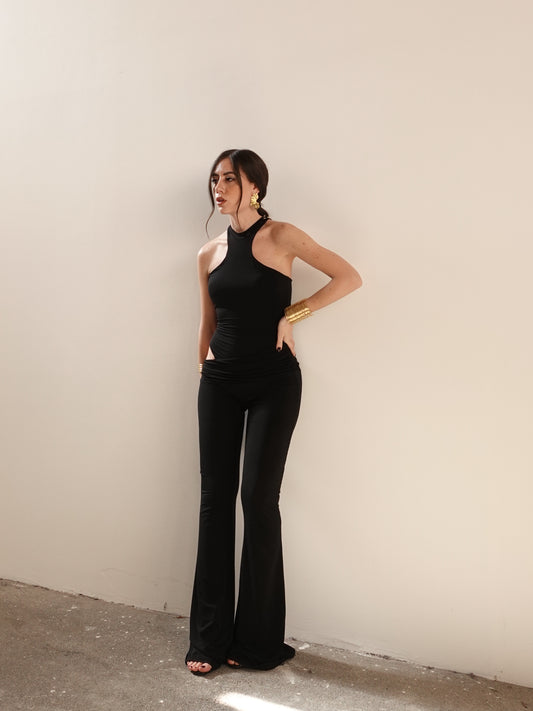 JUMPSUIT CUT OUT - NERO 10922