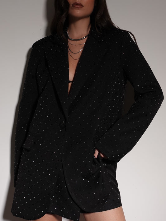 GIACCA SHINE - NERO 9001