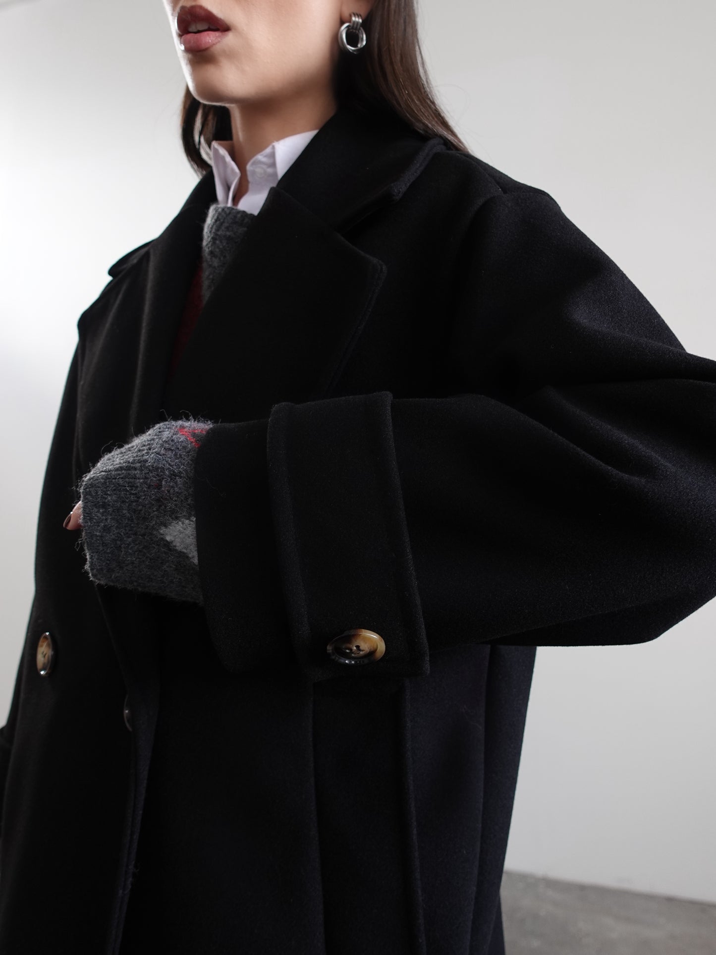 CAPPOTTO OVERSIZE OSLO - NERO 22298