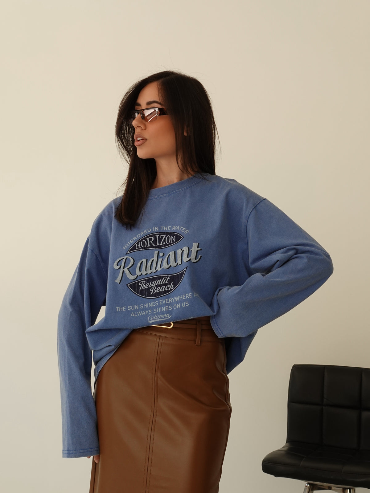 LONG-SLEEVE RADIANT - CERULEO 26205