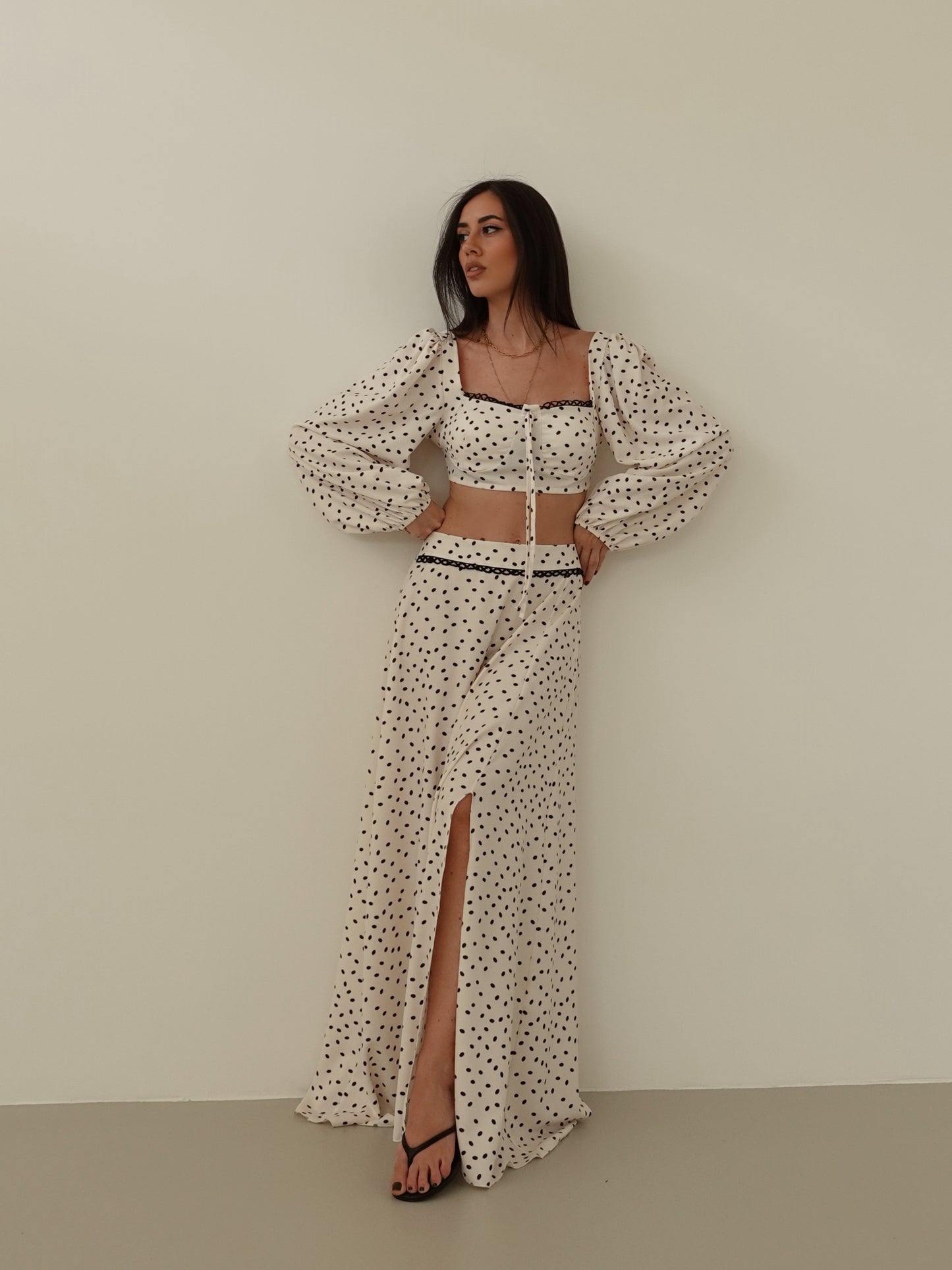 COORDINATO CINDY A POIS - PANNA 26224