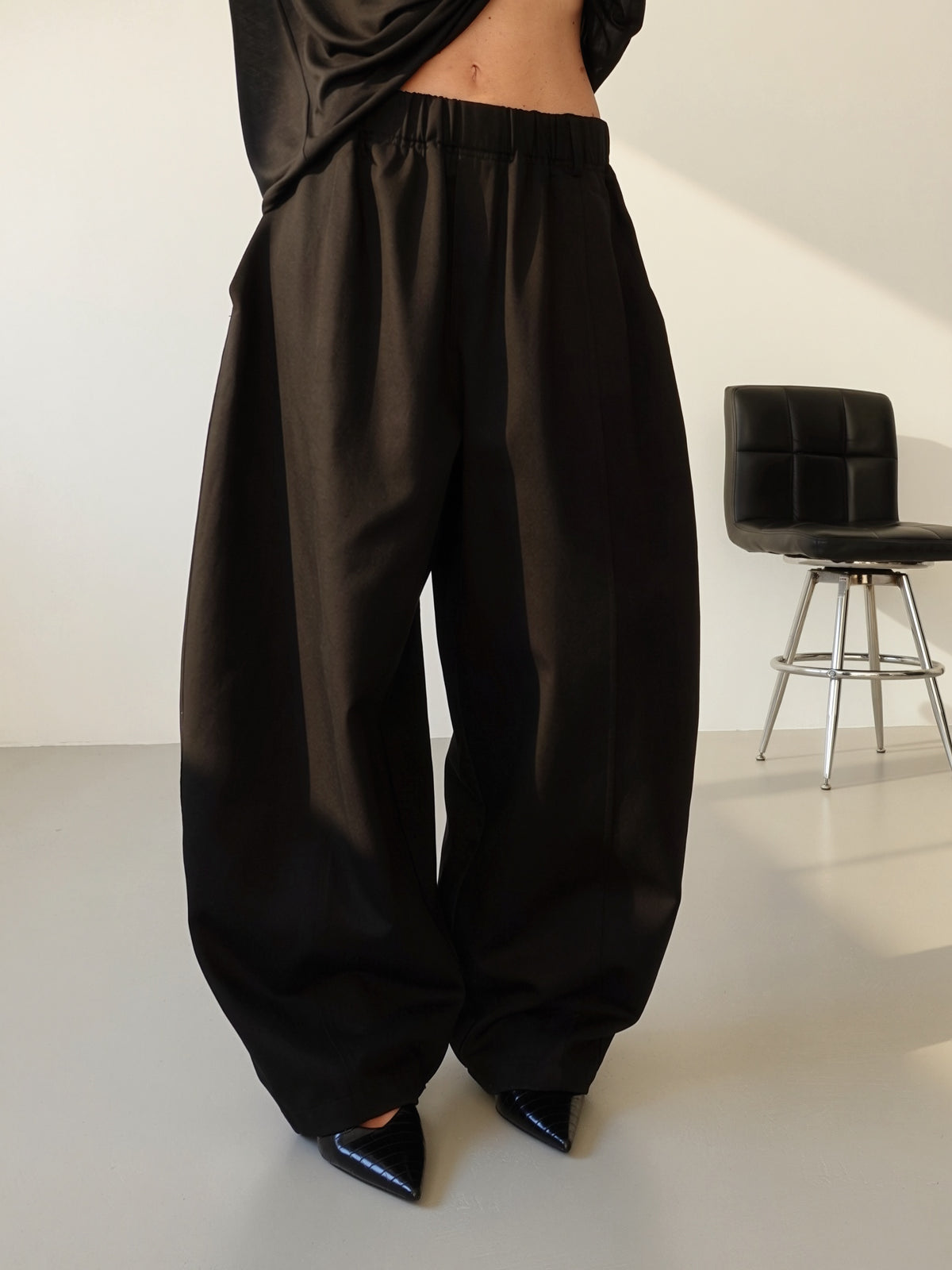 PANTALONI BALLOON LONDON - NERO 15074