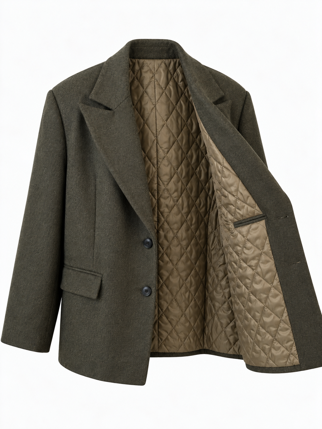 TAILLEUR IN LANA DOWNTOWN STREET - VERDE HAR031