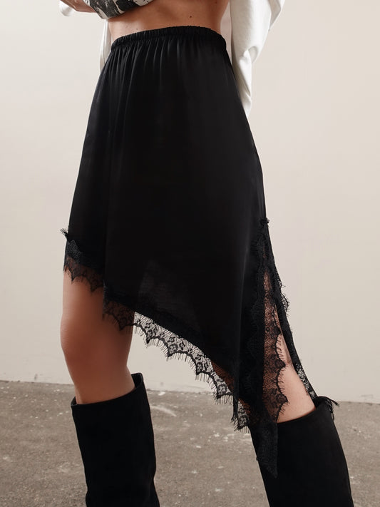 GONNA LINGERIE ASIMMETRICA - NERO 60180