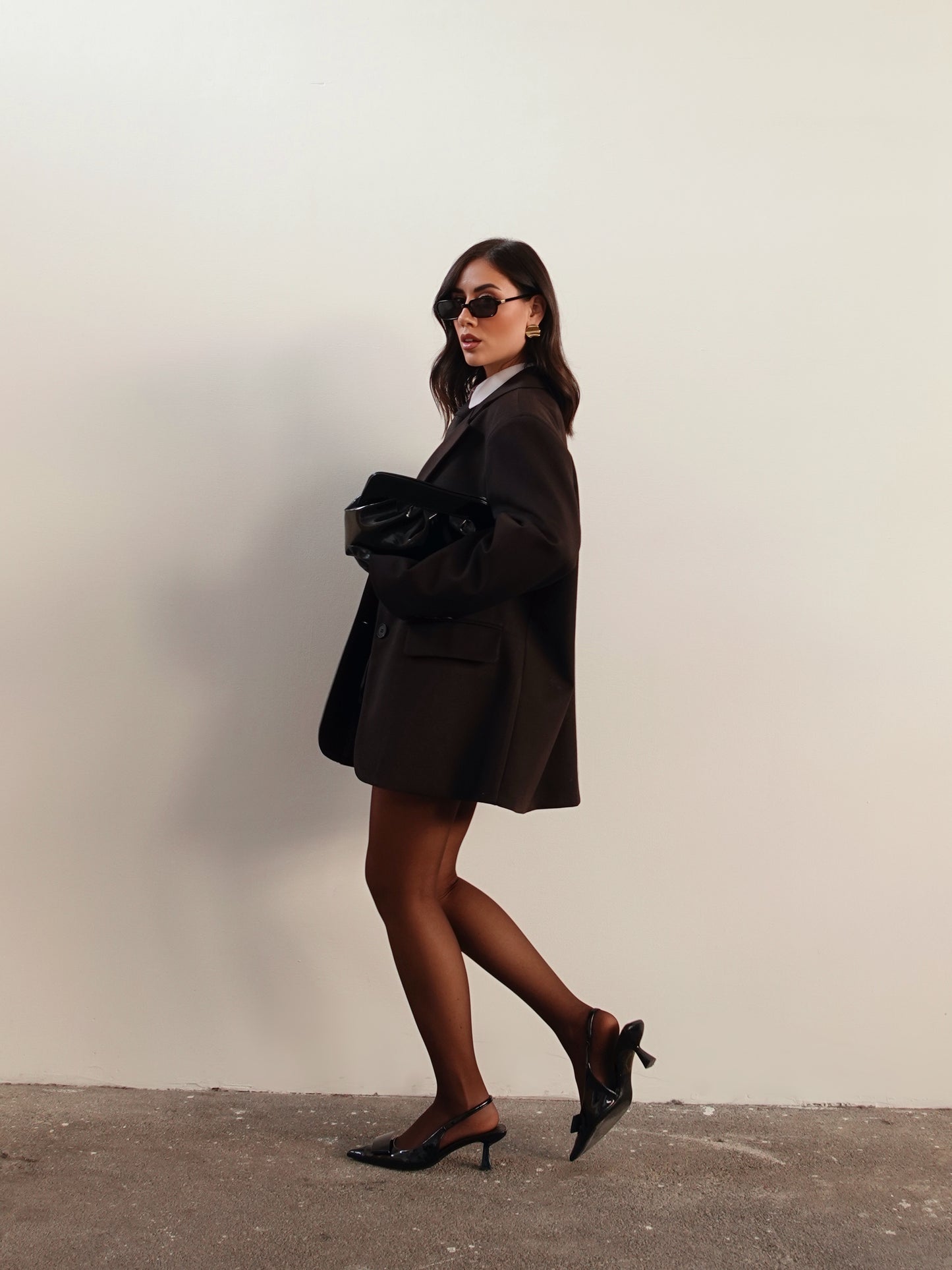 BLAZER LUMINA OVERSIZE - MARRONE LD3656