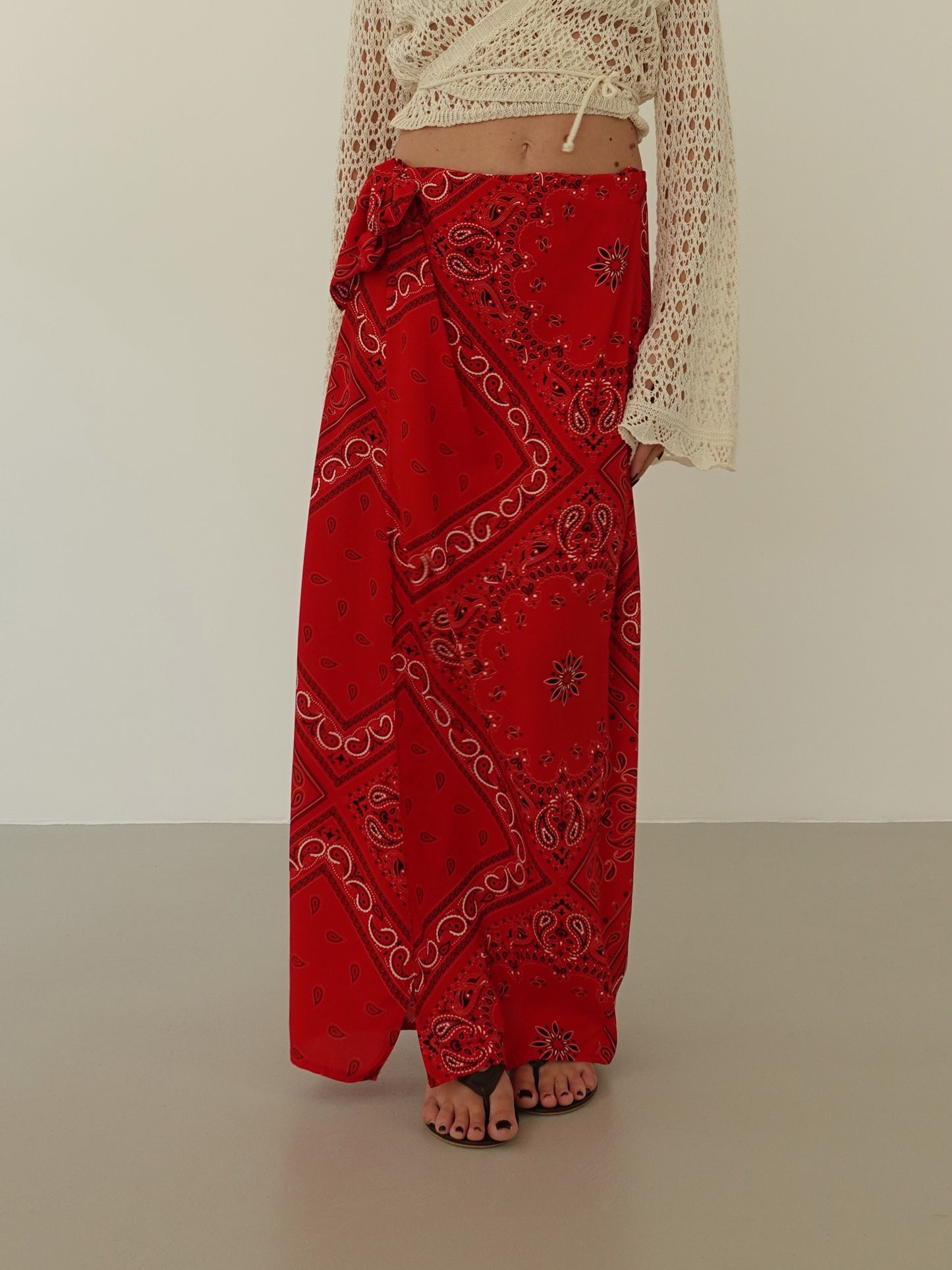 GONNA BANDANA LONGUETTE - ROSSO 709788