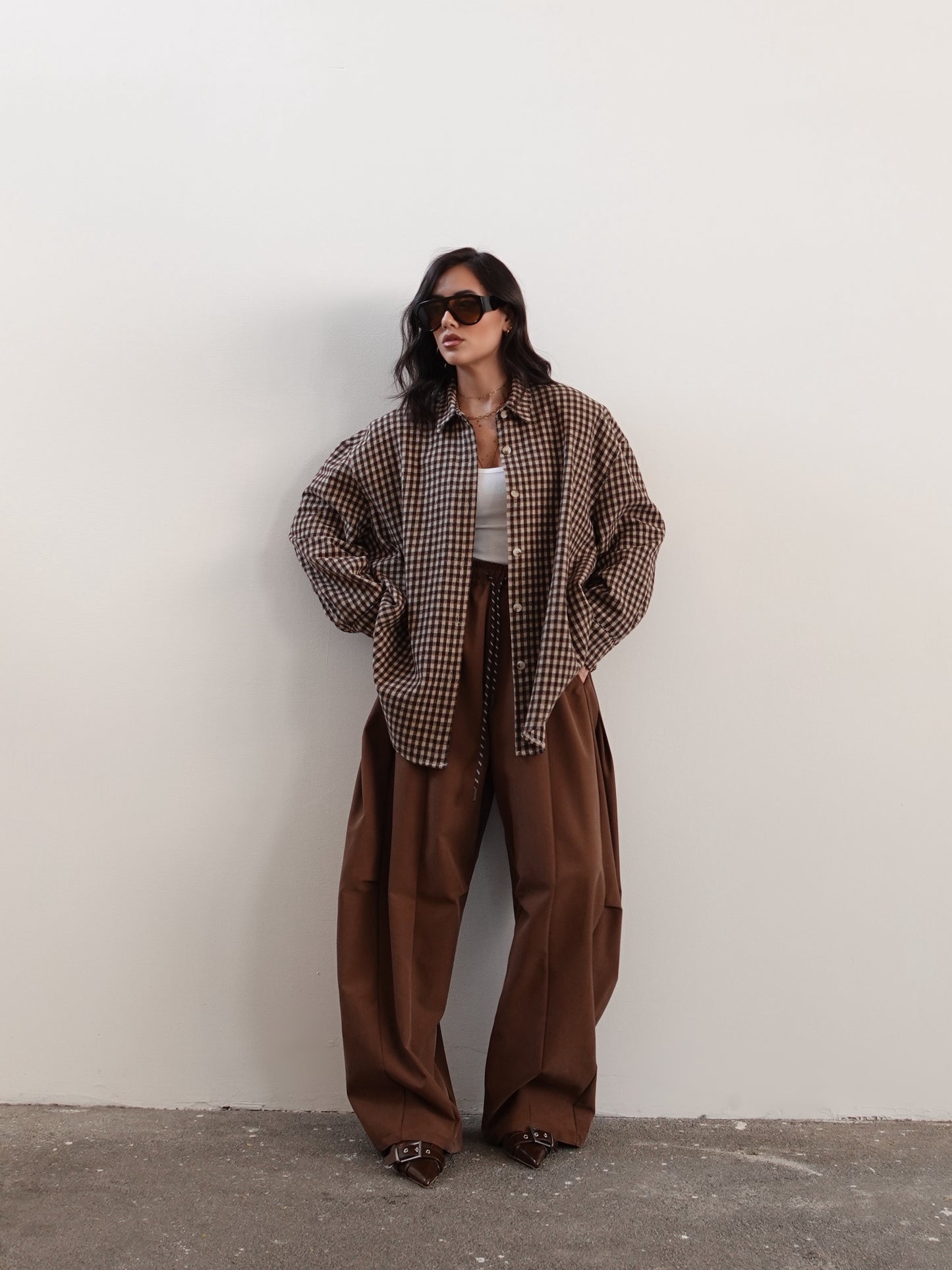 PANTALACCIO BAGGY BALLOON - TABACCO 2618