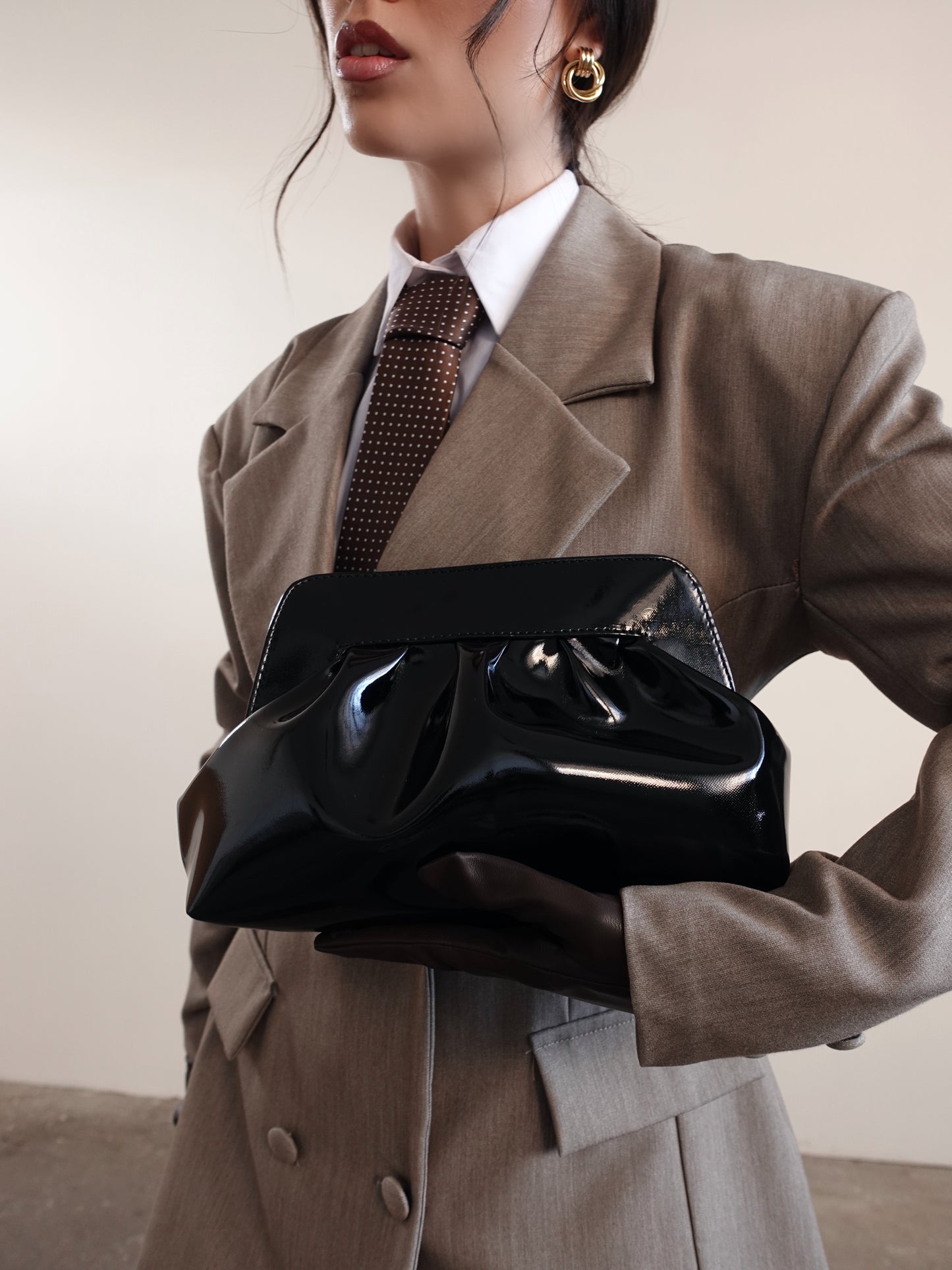 CLUTCH PAINTED - NERO